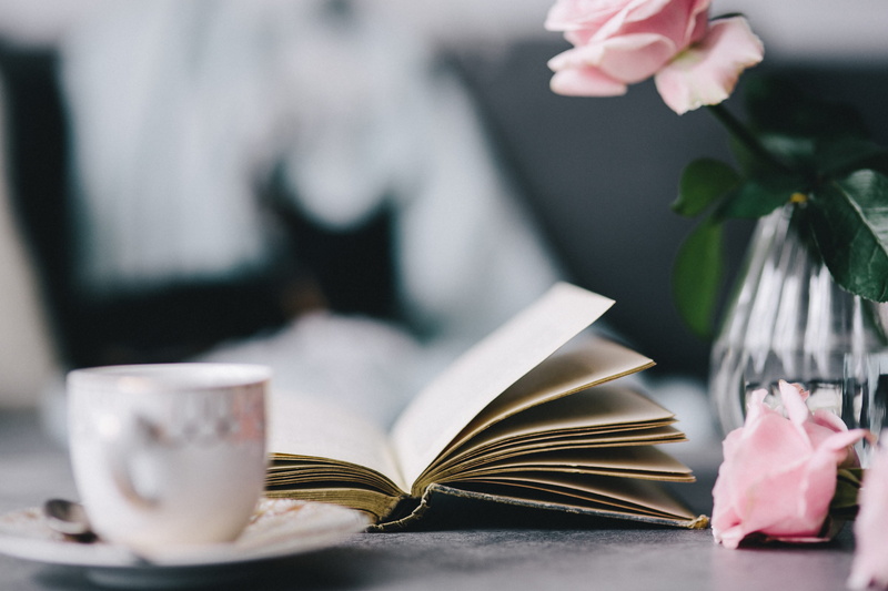 table, nature, cup, essentials, adult, coffee, flower, cup of coffee, relax, midsection, interior, resting, beauty in nature, mug, human hand, book, selective focus