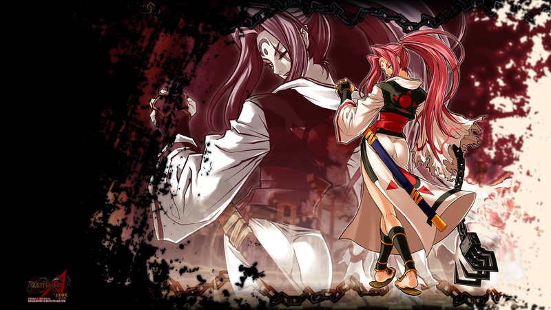 baiken, 1080P, guilty, gear