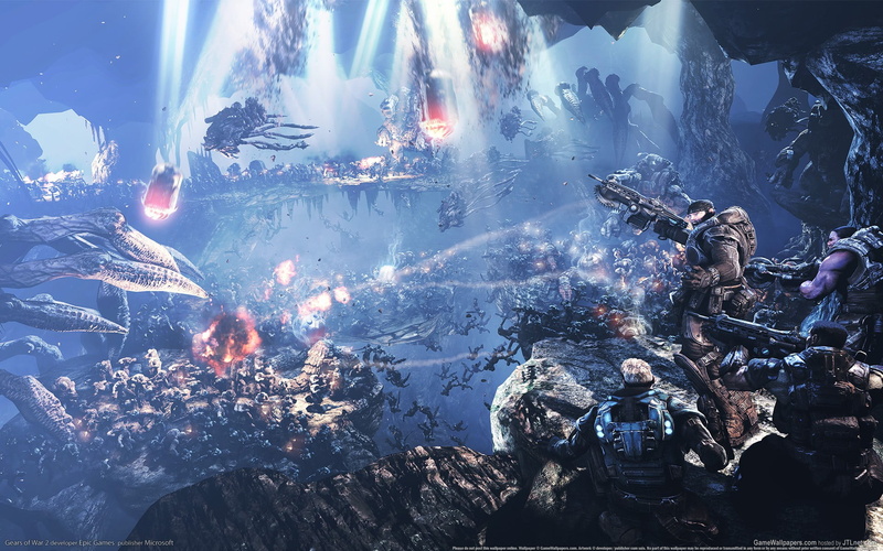 Gears of War, nature, fire - natural phenomenon, high angle view, glowing, video games, event, Gears of War 2, flame, no people, motion, fire, illuminated