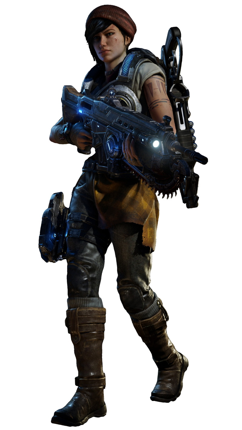 full length, uniform, character, armed forces, PC gaming, security, young adult, one person, protection, aggression, weapon, female, helmet, Gears of War 4