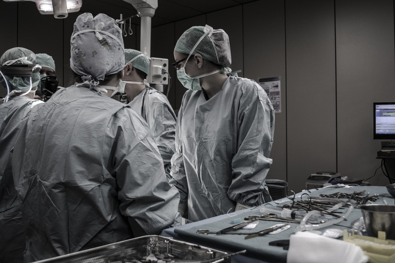 people, wearing, masks, men, teamwork, skill, 4K, cooperation, military, clothing, adult, inside, hospital, uniform, medical, expertise, group of people