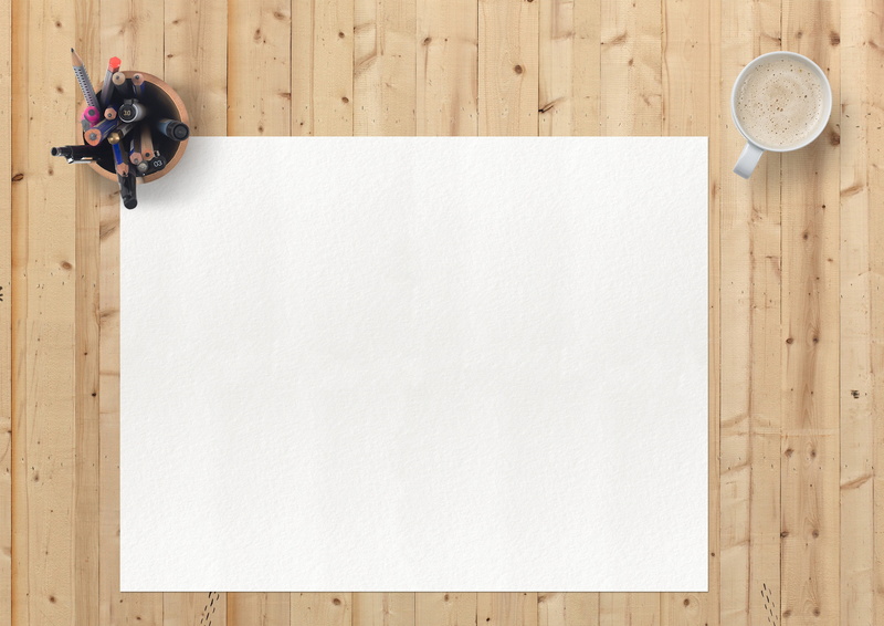 4K, pencils, white, empty, cup, technology, wooden, wood - material, blank, desk, indoors, directly above, still life, flatlay, no people, hanging, pens