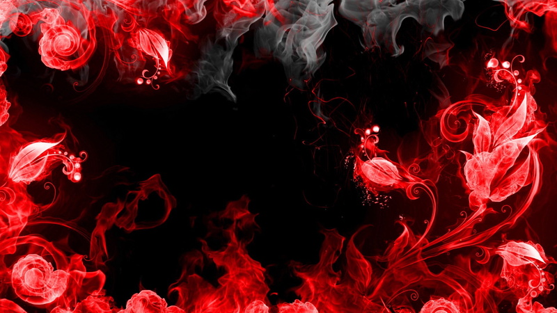 flowing, illustration, indoors, flame, colors, night, abstraction, vibrant Color, swirl, petaled, close-up, exploding, no people, black background, curve