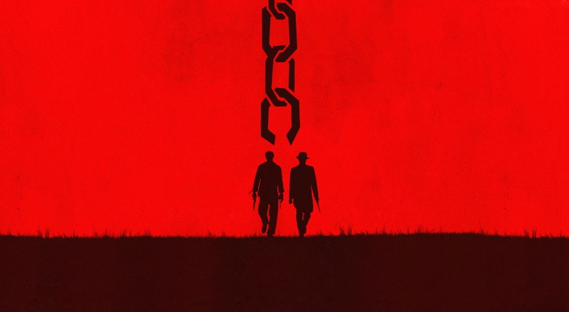1080P, two people, full length, shadow, unchained, don johnson, togetherness, film, wall - building feature, men, Other Movies, communication, jamie foxx
