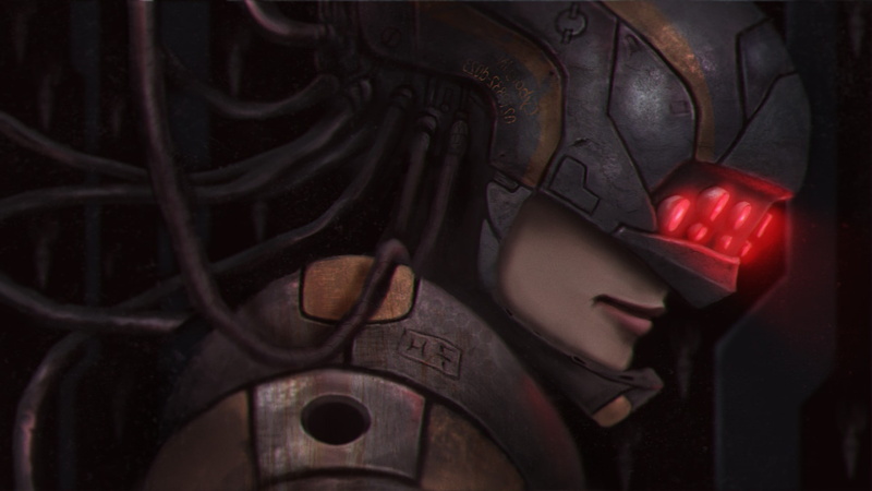Shields, digital art, women, 1080P, Dark, cyborg, fantasy Art, Futuristic, helmet, face, Pipes, Glowing Eyes, artwork, technology