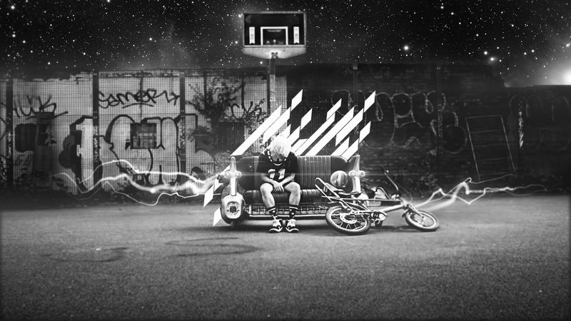 mode of transportation, people, building, transportation, BIGBANG, built structure, G-Dragon, leisure activity, sofa, real people, monochrome, 1080P, graffiti