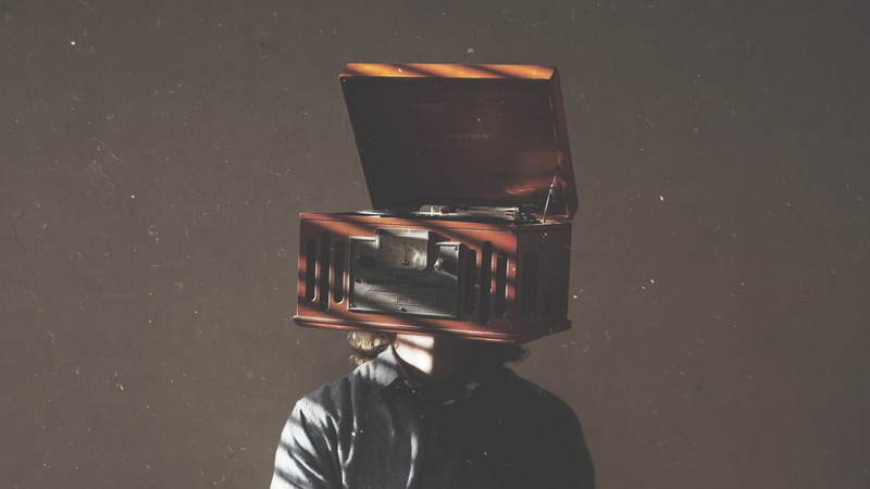 phonographs, headed, filter, wall - building feature, standing, wood, obscured face, indoors, leisure activity, artwork, painting, glass - material, close-up
