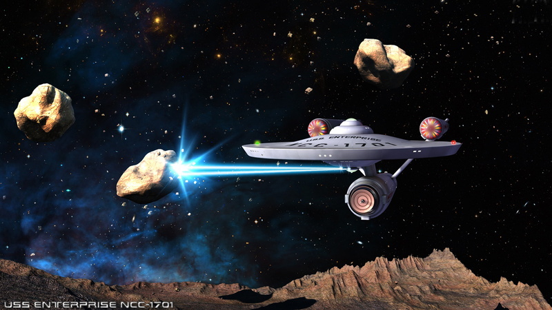 trek, full, screen, ship, light, star, enterprise, warp, sci, fi, desktop, speed, faster, 2K, ncc