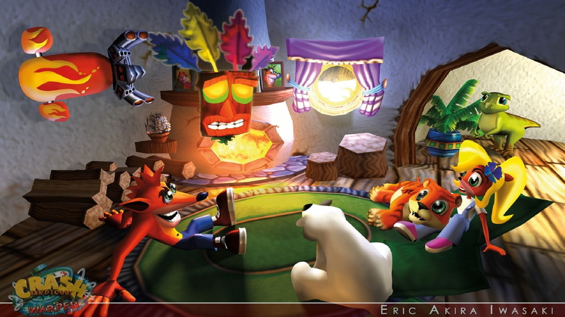 1080P, Aku Aku (Crash Bandicoot), Coco Bandicoot, Video Game, Crash Bandicoot (Character), Crash Bandicoot 3: Warped