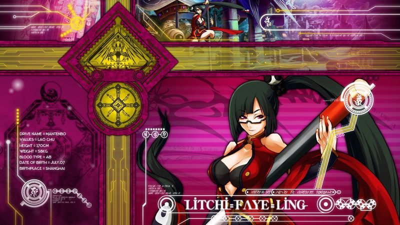 BlazBlue: Continuum Shift, Video Game, 1080P, Litchi Faye Ling