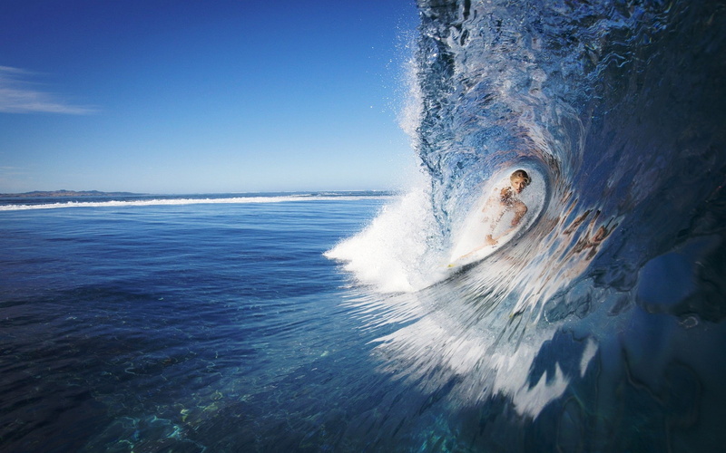 1080P, women, surfers, surfboards
