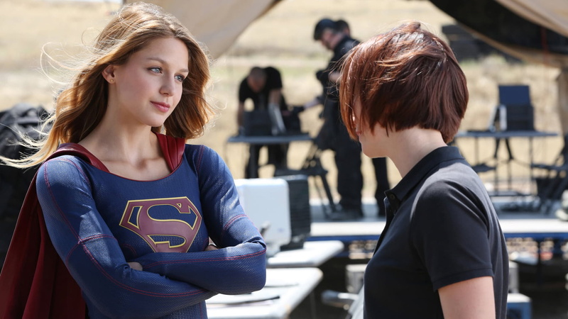 720P, Melissa Benoist, blue eyes, Supergirl, long hair, actress