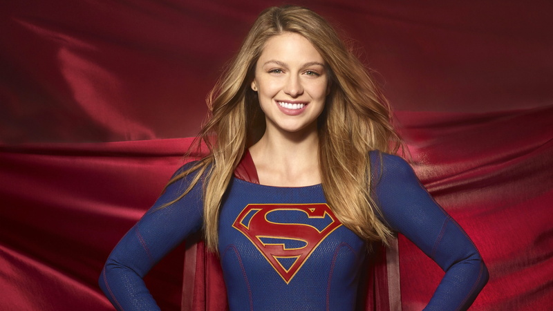 green eyes, Supergirl, blonde, Melissa Benoist, TV, 4K, actress