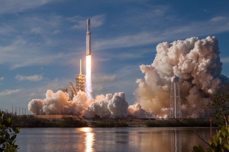 2K, Falcon Heavy, Technology, SpaceX, Rocket, Lift-Off