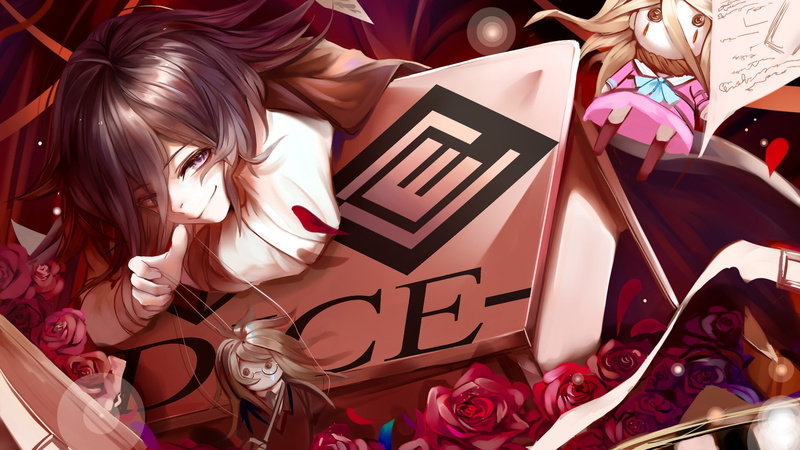 art and craft, close-up, smiling, one person, indoors, real people, text, young women, young adult, danganronpa v3, hairstyle, Anime, iruma miu, hair, portrait