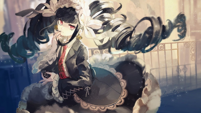 Girl, Celestia Ludenberg, Anime, 1080P, Danganronpa