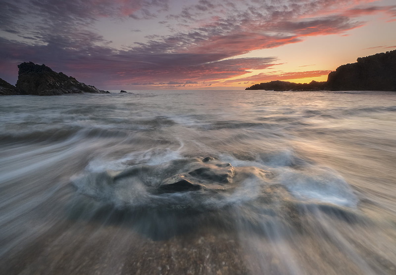 sea, nature, rock - Object, sea  water, body, Mawr, body of water, dusk, seascape, scenics, Twr, beach, closeup, wave, ynys llanddwyn, photography, llanddwyn island