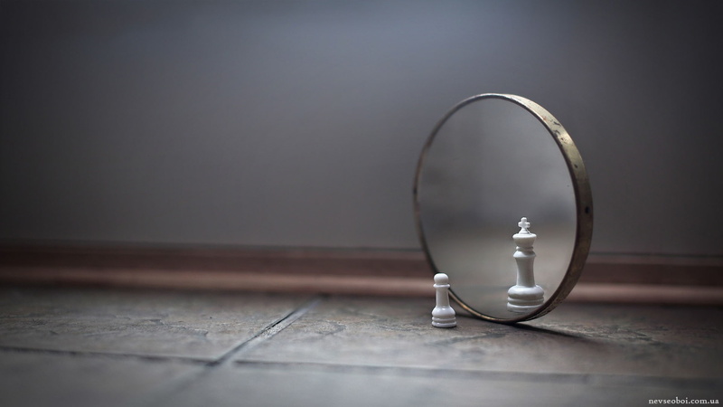 Chess, Mirror, xatwn, 1080P, Ambition, reflection, photography, Piramerd
