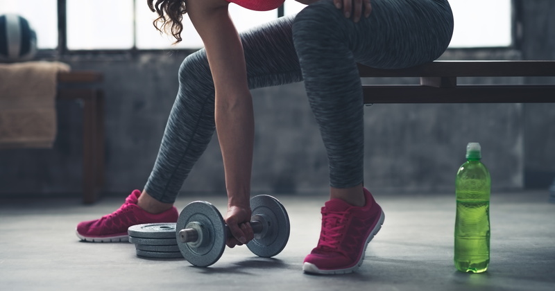 dumbbell, woman, physical exercise, water, gym, Fitness, 5K