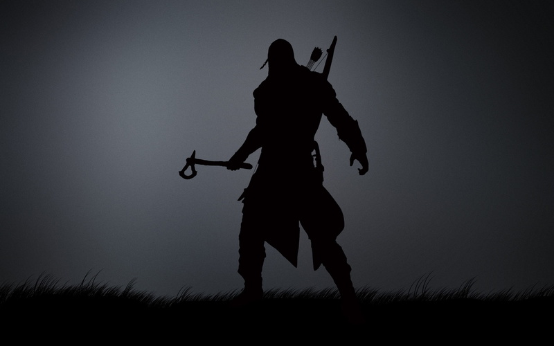connor kenway, connor, assassins creed 3, 2K, art, minimalistic, creed, assassins, hd, kenway