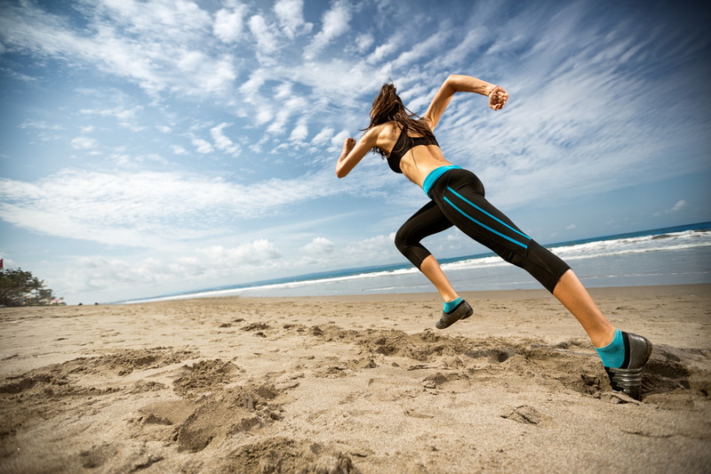2K, women, sport, fitness model, running