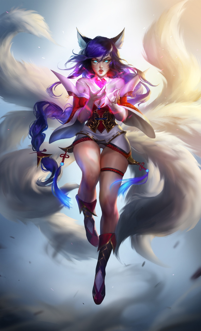 blue eyes, fictional characters, fictional character, digital art, bare shoulders, hair, vertical, video games, fan art, Darya Kozhemyakina, dark hair