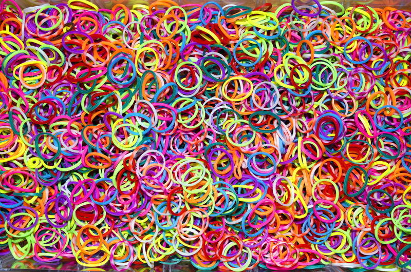 assorted, colorful, loop, rubber, color, heap, no people, orange, large group of objects, backgrounds, still life, red, 4K, yellow, variation, high angle view