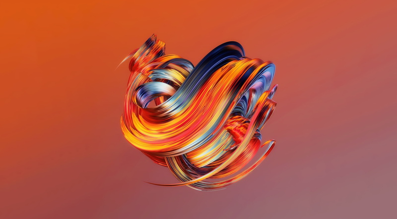 mixing, flexibility, Artistic, orange color, vibrant, Abstract, indoors, complexity, orange background, mid-air, Color, illuminated, art and craft, studio shot