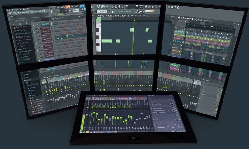 Triple Screen, Fruity Loops Studio, 720P