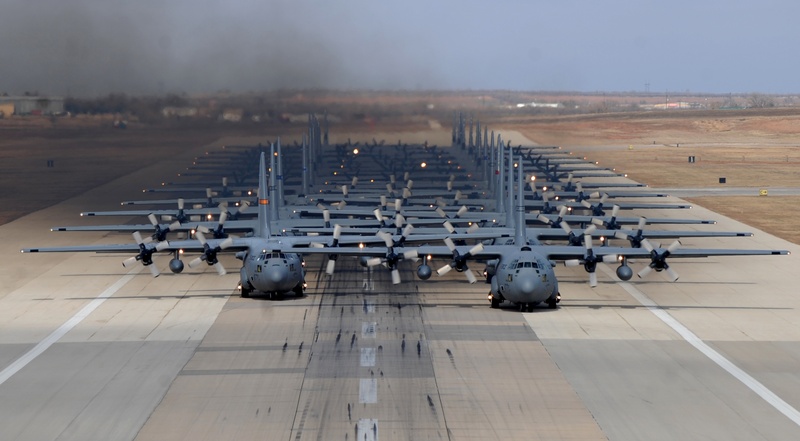 aerospace industry, air vehicle, freight transportation, aviation, elephant walk, hercules, nature, turboprop, training, transportation, stationary, outdoors