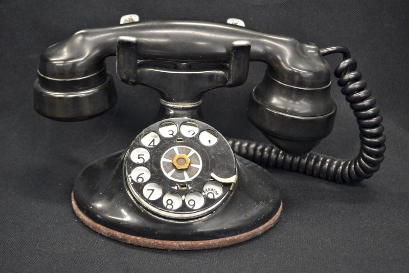 history, old-fashioned, home, landline phone, black, communication, cradle, retro, telephone, rotary Phone, steampunk, close-up, rotary, on the phone, technology