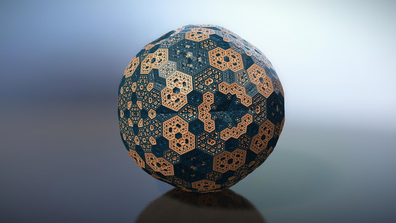 1080P, fractal, sphere, d