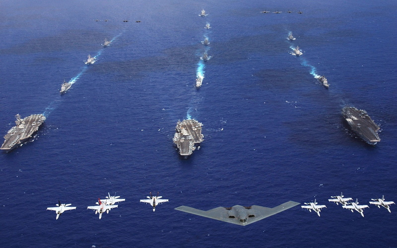 military training, aircraft carrier, jet fighter, military aircraft, Destroyer, strategic bomber, 720P
