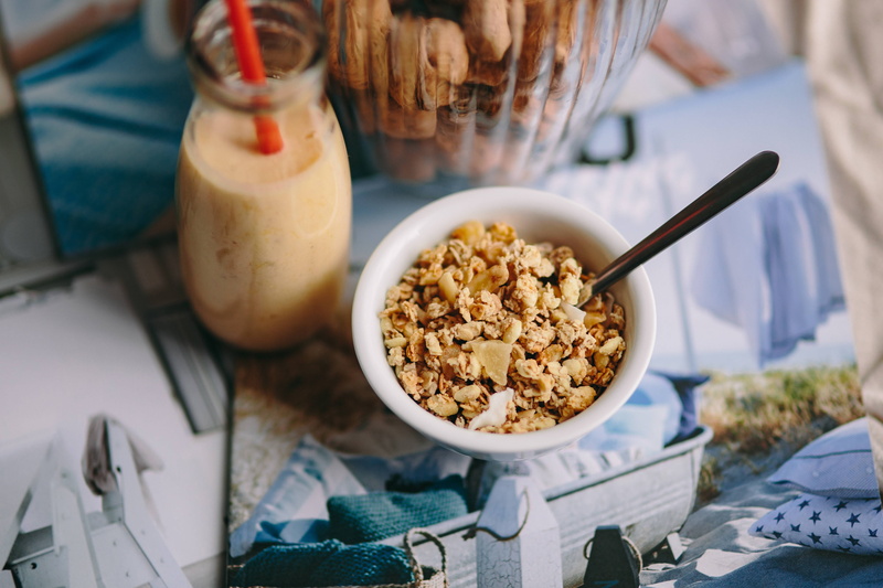 fruit, food And Drink, walnuts, full, gourmet, refreshment, musli, freshness, nuts, meal, granola, walnut, fresh, shake, indoors, high angle view, Jar