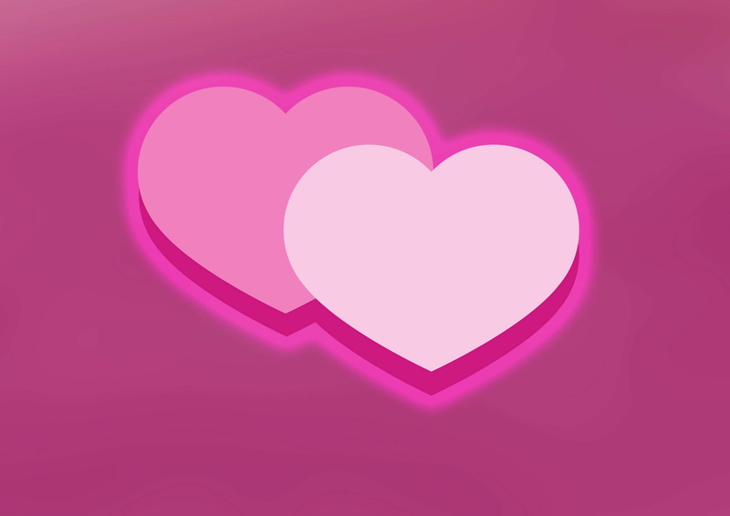 indoors, shape, valentines day - holiday, creativity, pink, valentines day, loyalty, message, luck, text box, celebration, dating, purple, positive emotion