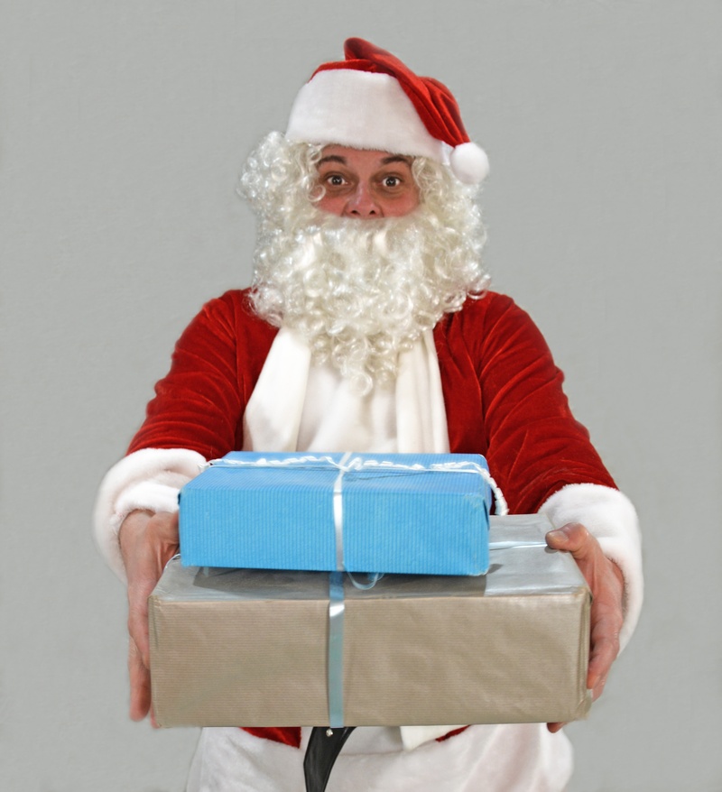 festival, box - container, feast of love, gifts, december, christmas motif, santa hat, red, hat, two, merry christmas, winter, xmas, giving gifts, celebration