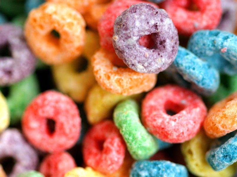 macro, food, cereal, 720P, colorful, breakfast