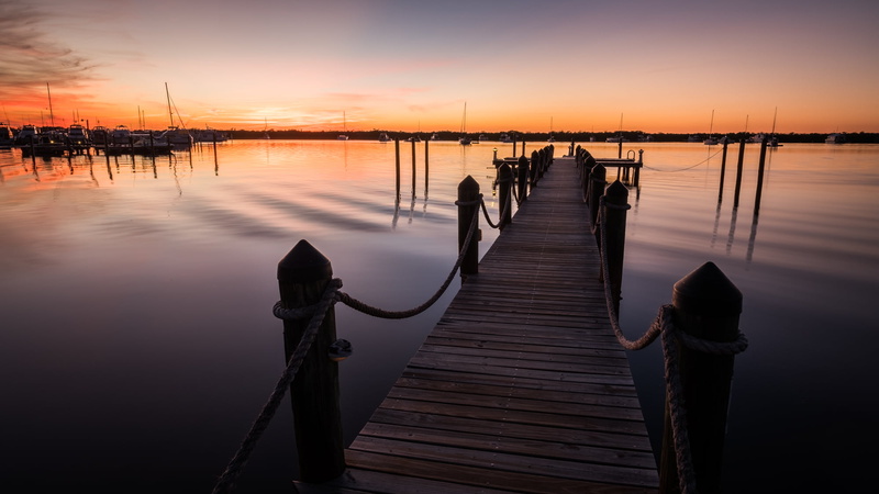 time, key islands, 1080P, sea, nature, gray, Florida, summer, wooden, pier, beautiful, wood - Material, US, Travel photography, United States, dusk, water