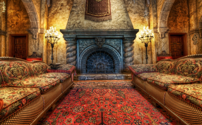couches, 5K, ornate, indoors, two, fireplace, wealth, Florida, art and craft, architectural column, sofa, illustration, Disney, hd, Interior