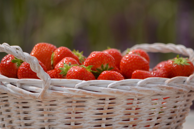 healthy Eating, daytime, shift, freshness, red, photography, wicker basket, lens, wicker, shift lens, berry Fruit, fruit, 4K, summer, Bloom, ripe, close-up
