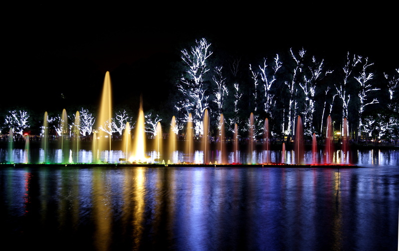 são paulo, travel destinations, water, city night, night vision, color, lake, urban, colorful, sky, 5K, building exterior, waterfront, spectacle, dark