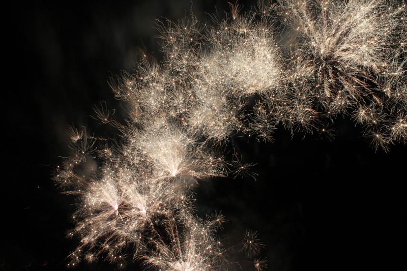 no people, firework, outdoors, sparkler, fireworks, long exposure, spark, celebration, abstract, blurred motion, salute, nature, firework - Man Made Object