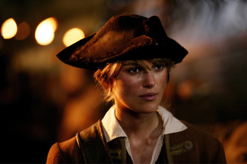 hat, one person, Keira Knightley, individuality, indoors, Pirates Of The Caribbean: Dead Mans Chest, uniform, contemplation, government, looking, teenager