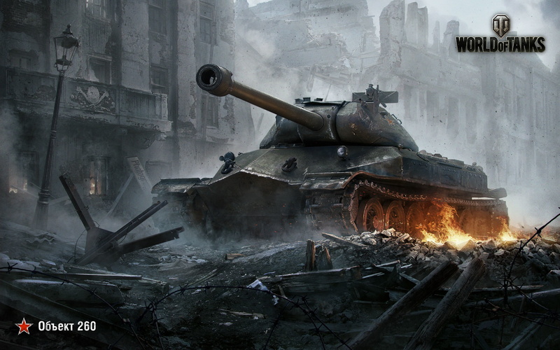 city, debris, tank, 2K, Obiekt 260, World of Tanks