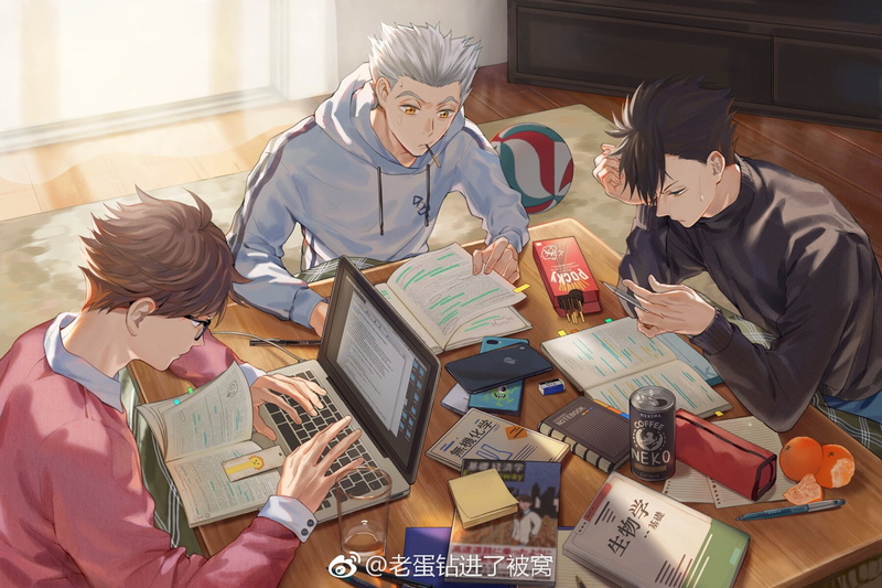 Haikyu!!, 1080P, Tōru Oikawa, Kōtarō Bokuto, Anime, Tetsurō Kuroo