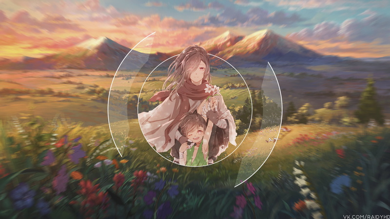 anime boys, picture-in-picture, Dororo, Hyakkimaru, 4K, anime