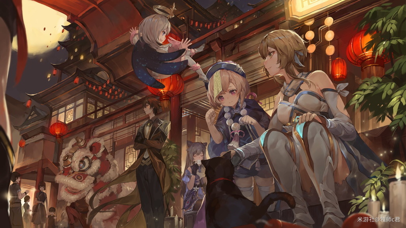1080P, anime, anime girls, anime boys, Genshin Impact