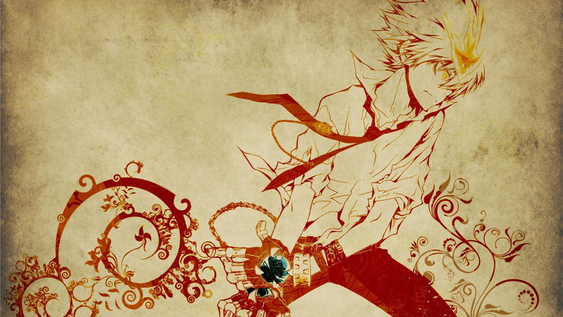 indoors, pattern, anime, tsuna, hipermode, close-up, human hand, art and craft, 1080P, creativity, celebration, wall - building feature, craft, katekyo hitman reborn