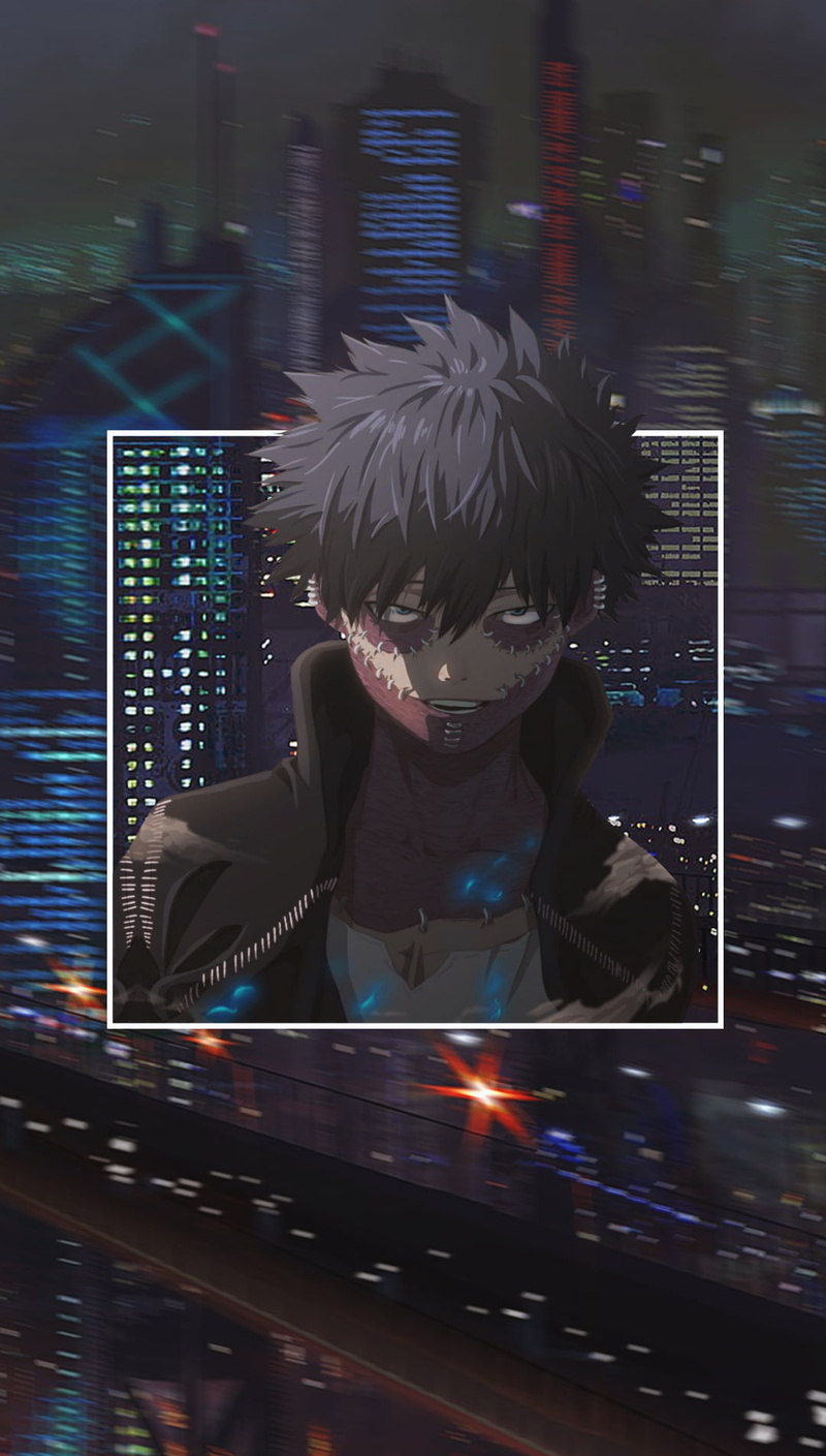 Dabi, anime boys, picture-in-picture, 720P, anime