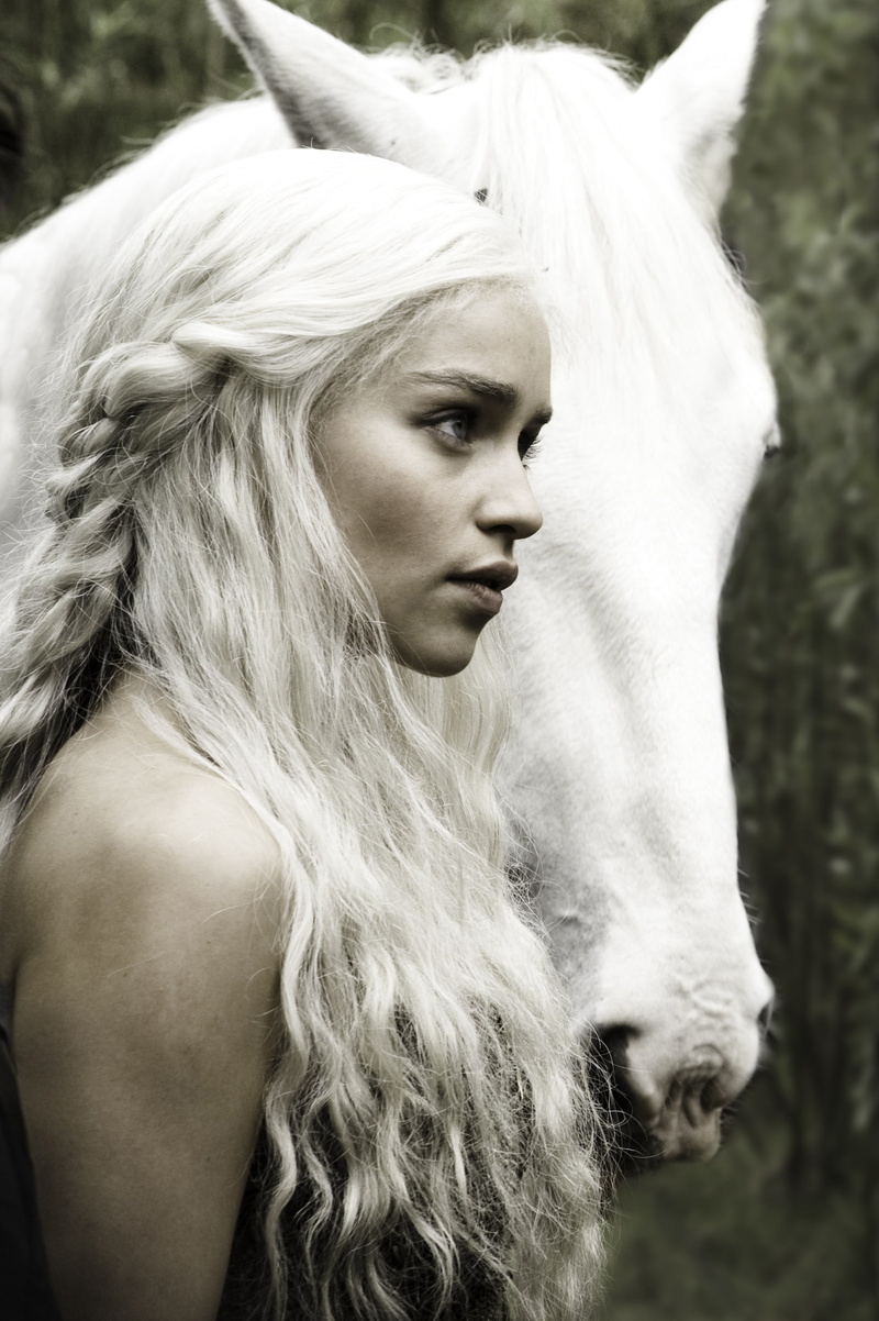 horses, tv, hd, 1080P, emilia, art, thrones, house, x, daenerys, clarke, game, animals, women, series, targaryen